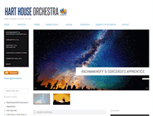 Tablet Screenshot of harthouseorchestra.ca
